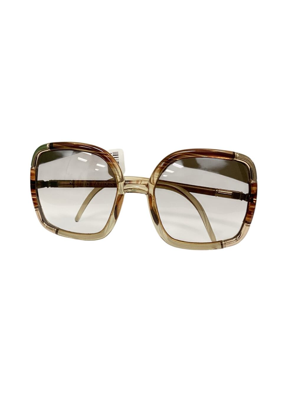 Vintage Ted Lapidus Paris Sunglasses Women’s 1Size Oversized French Luxury Brown